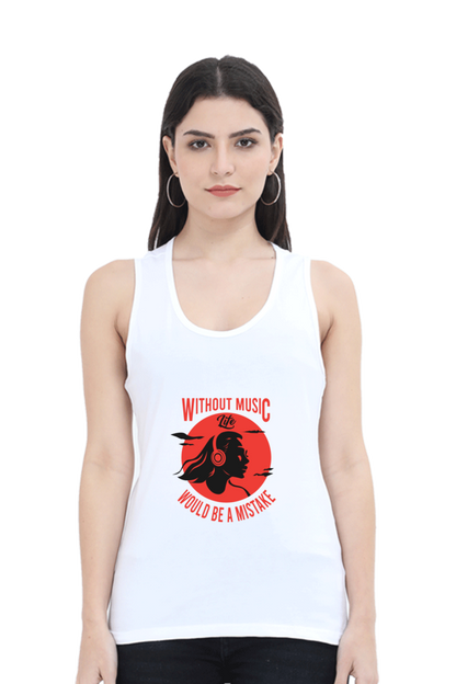 Women Music Tank Top  - Mistake