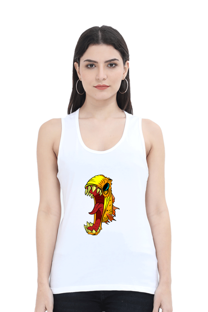 Women Animal's & Monster's Tank Top -  monster fish