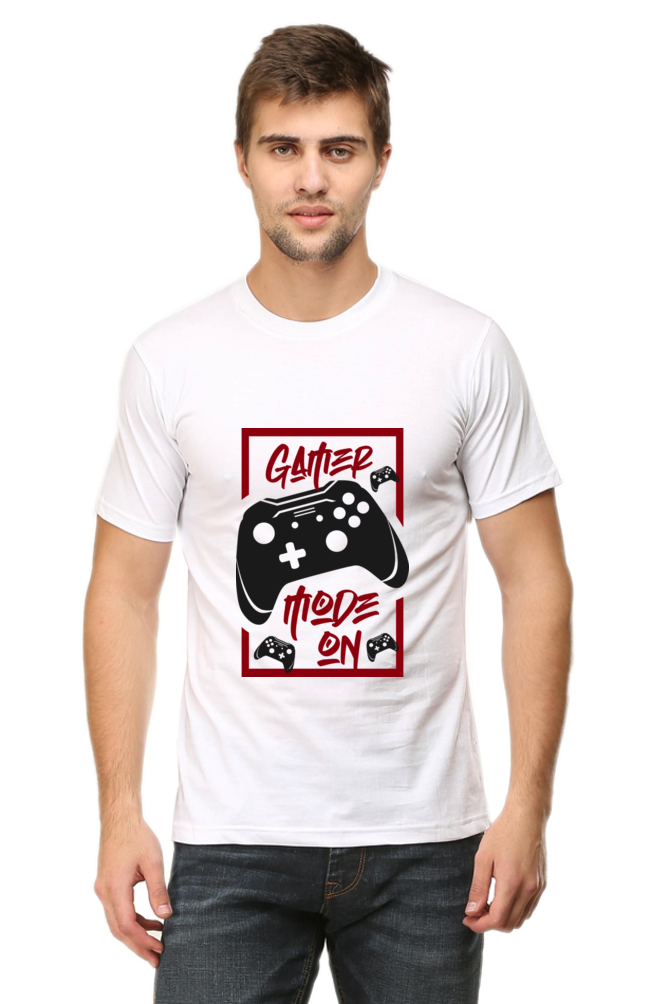 Gamer Unisex Cotton Round Neck T-shirt - Mode