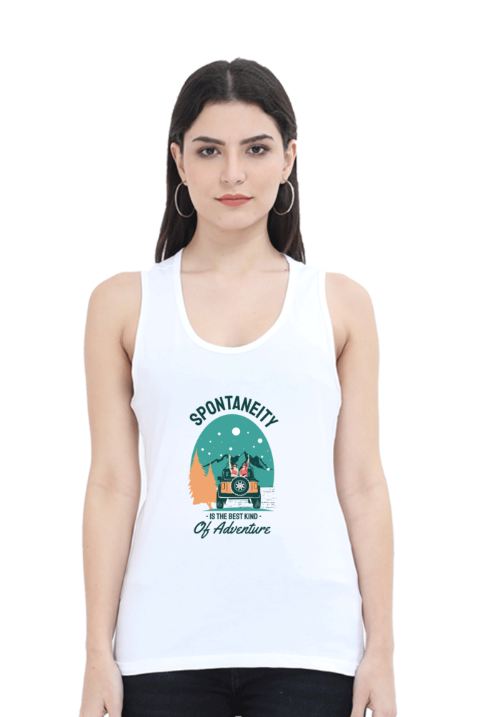 Women Adventure Tank Top -  spontaneity