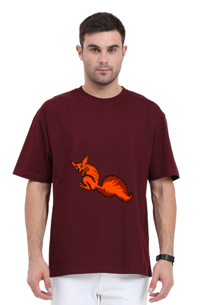 Men Animal's & Monster's  Oversized Classic T Shirt  -  fox