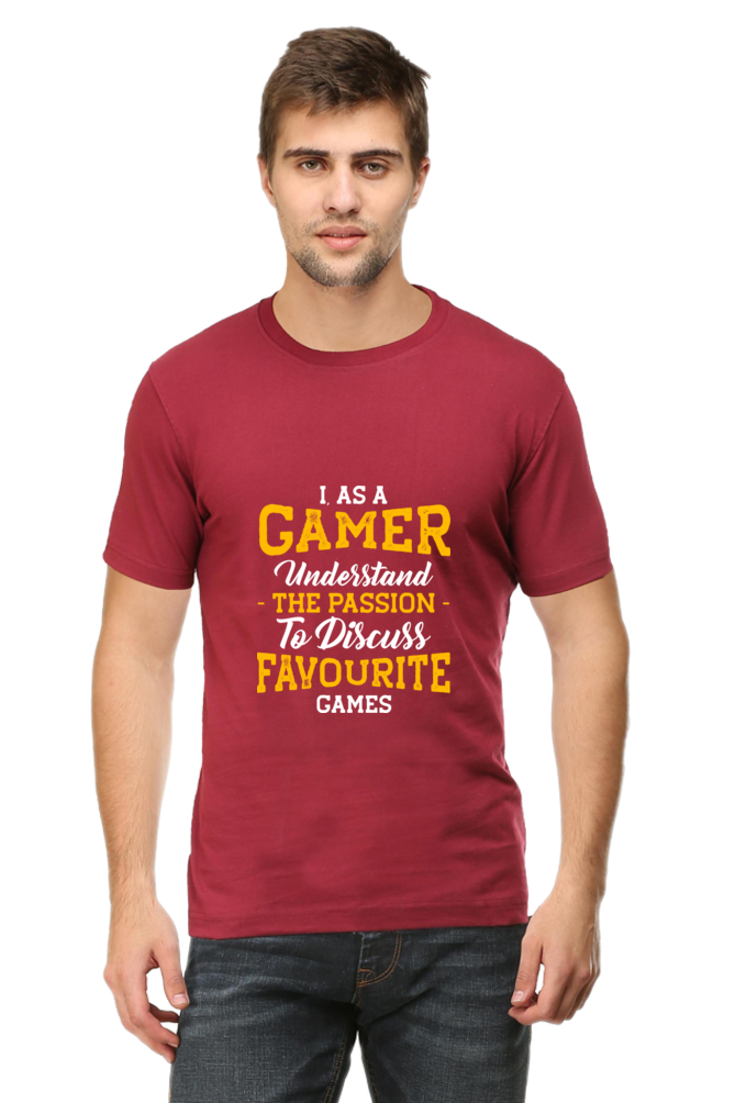 Gamer Unisex Cotton Round Neck T-shirt - The Passion