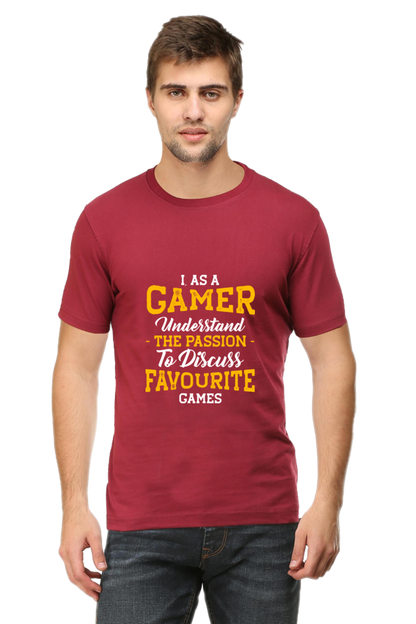 Gamer Unisex Cotton Round Neck T-shirt - The Passion