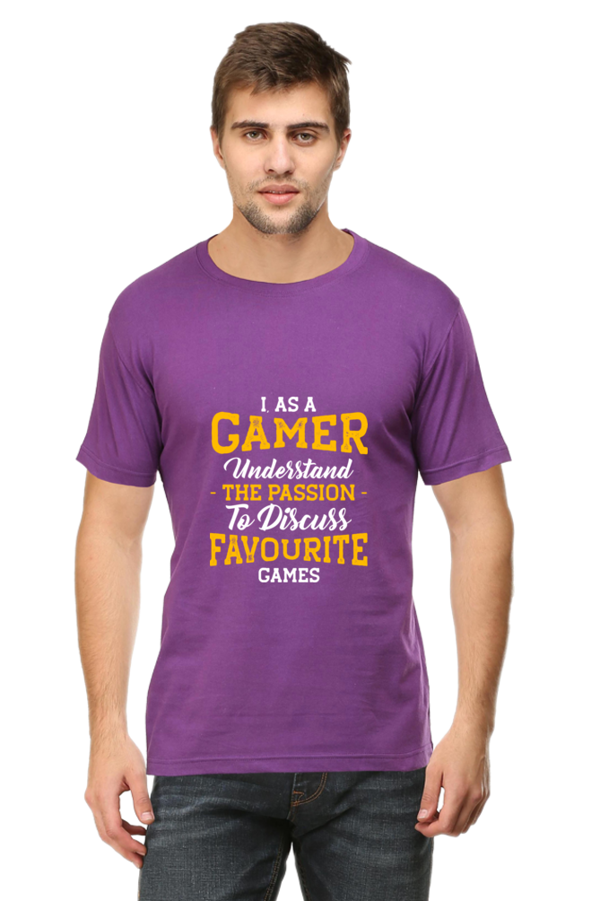 Gamer Unisex Cotton Round Neck T-shirt - The Passion