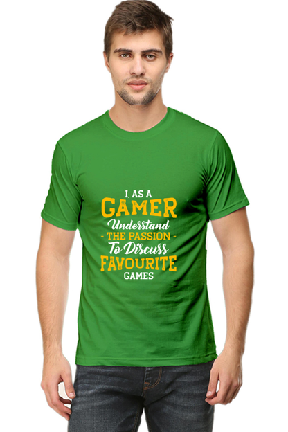 Gamer Unisex Cotton Round Neck T-shirt - The Passion