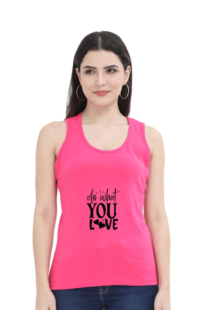 Women Motivational Tank Top -  You Love