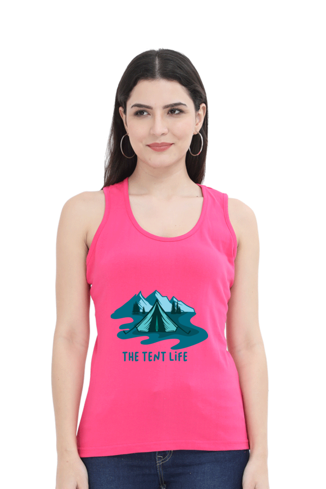 Women Adventure Tank Top -  tent