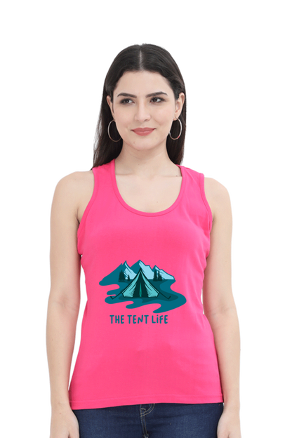 Women Adventure Tank Top -  tent