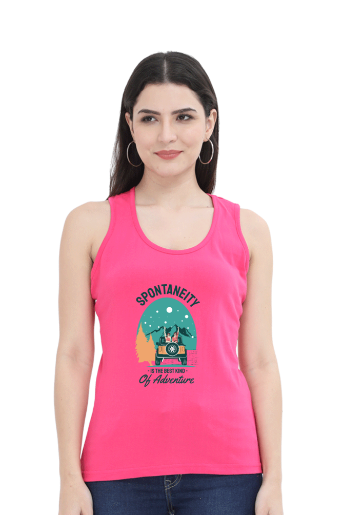 Women Adventure Tank Top -  spontaneity