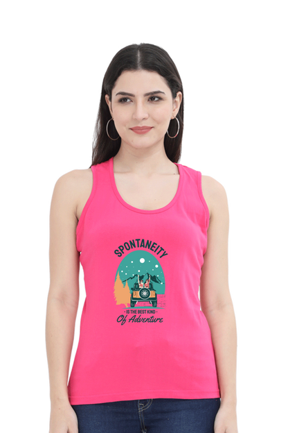 Women Adventure Tank Top -  spontaneity