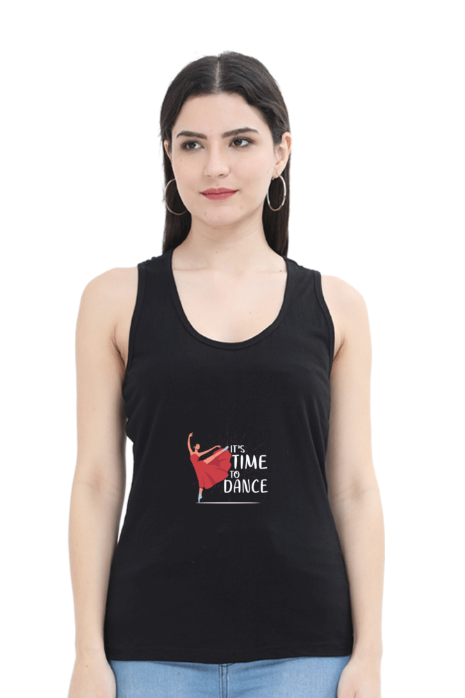 Women Dance Tank Top -  time to dance