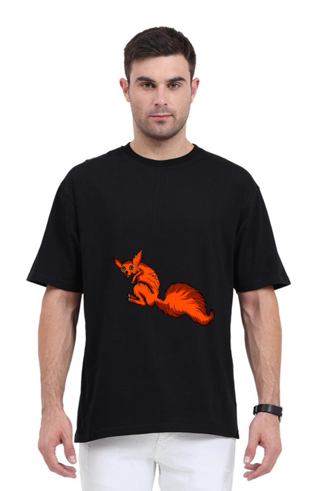 Men Animal's & Monster's  Oversized Classic T Shirt  -  fox