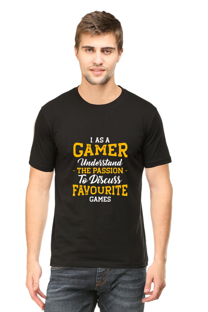 Gamer Unisex Cotton Round Neck T-shirt - The Passion