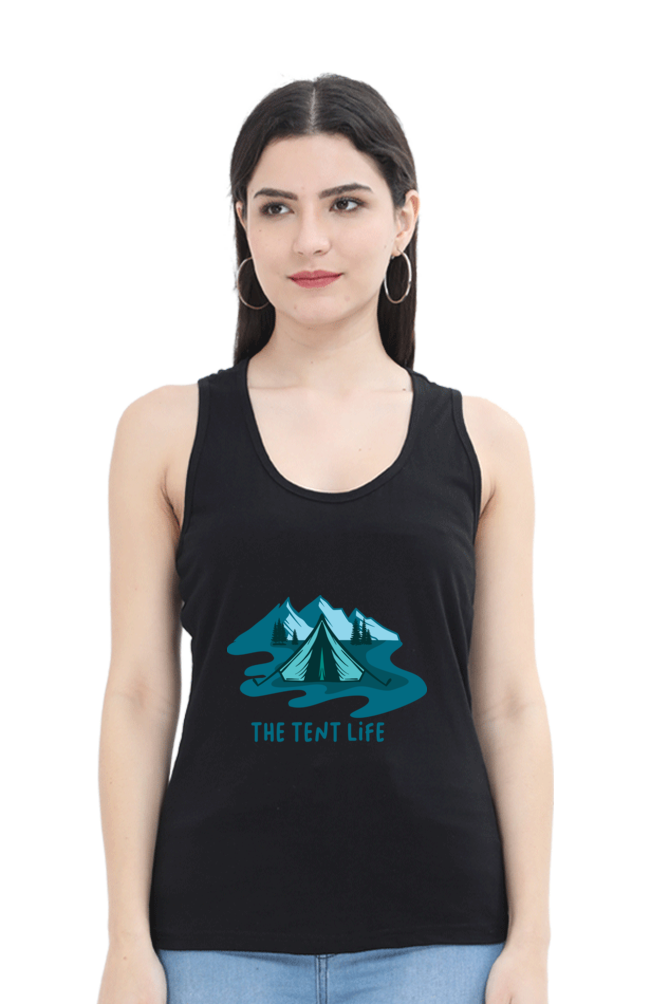 Women Adventure Tank Top -  tent