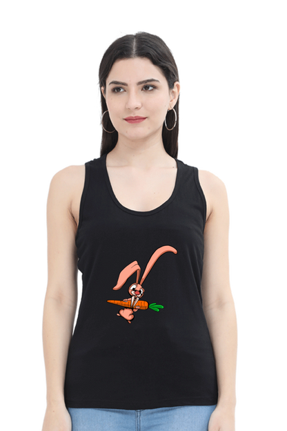 Women Animal's & Monster's Tank Top -  rabbit