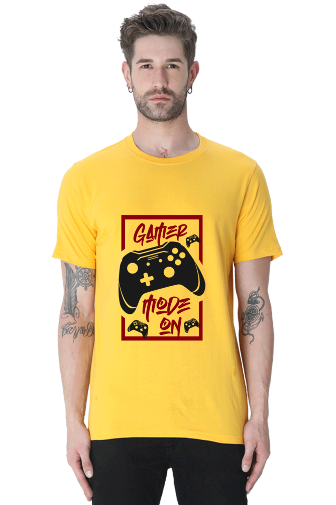 Gamer Unisex Cotton Round Neck T-shirt - Mode