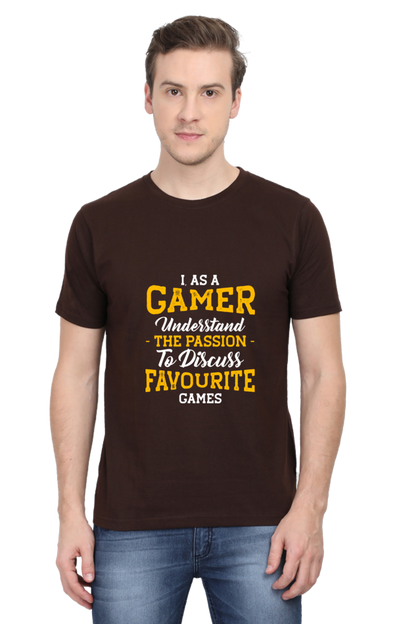 Gamer Unisex Cotton Round Neck T-shirt - The Passion