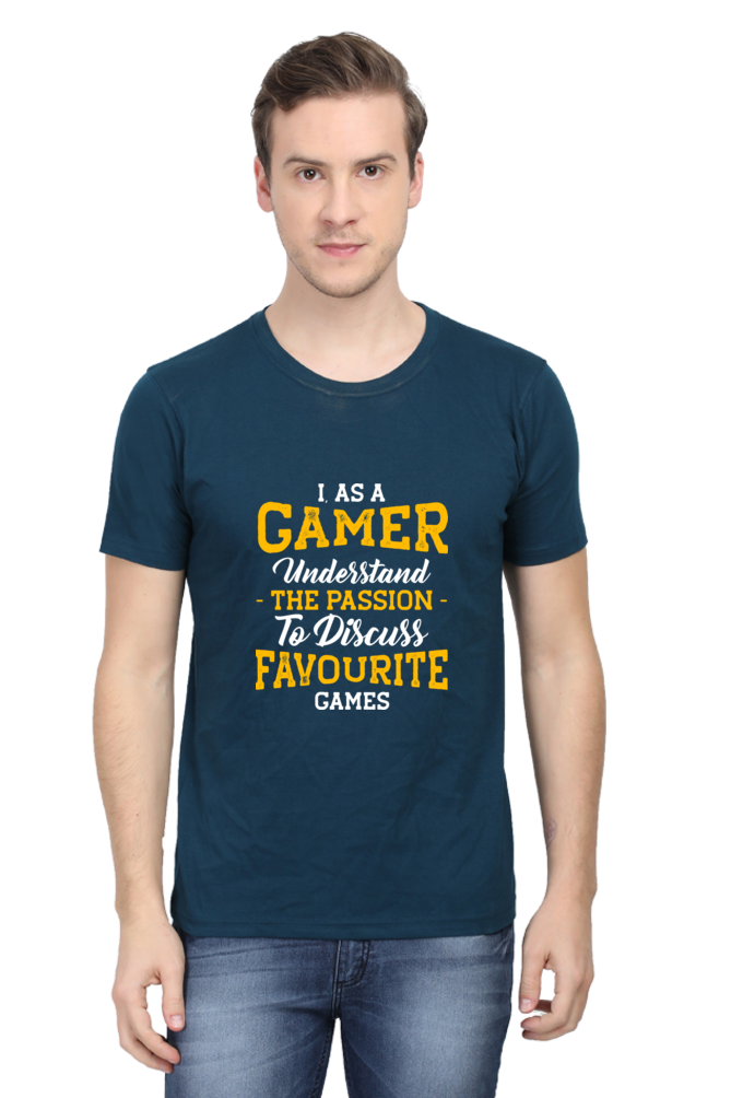 Gamer Unisex Cotton Round Neck T-shirt - The Passion