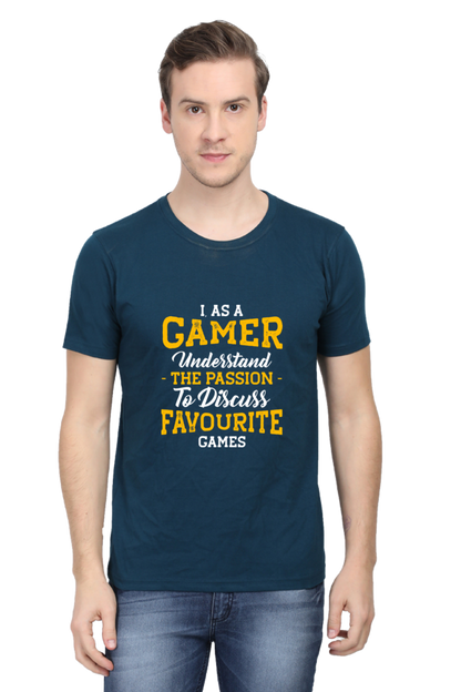 Gamer Unisex Cotton Round Neck T-shirt - The Passion