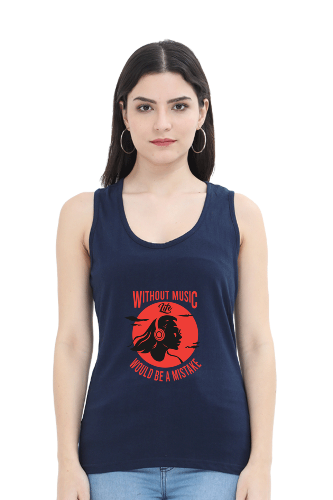 Women Music Tank Top  - Mistake