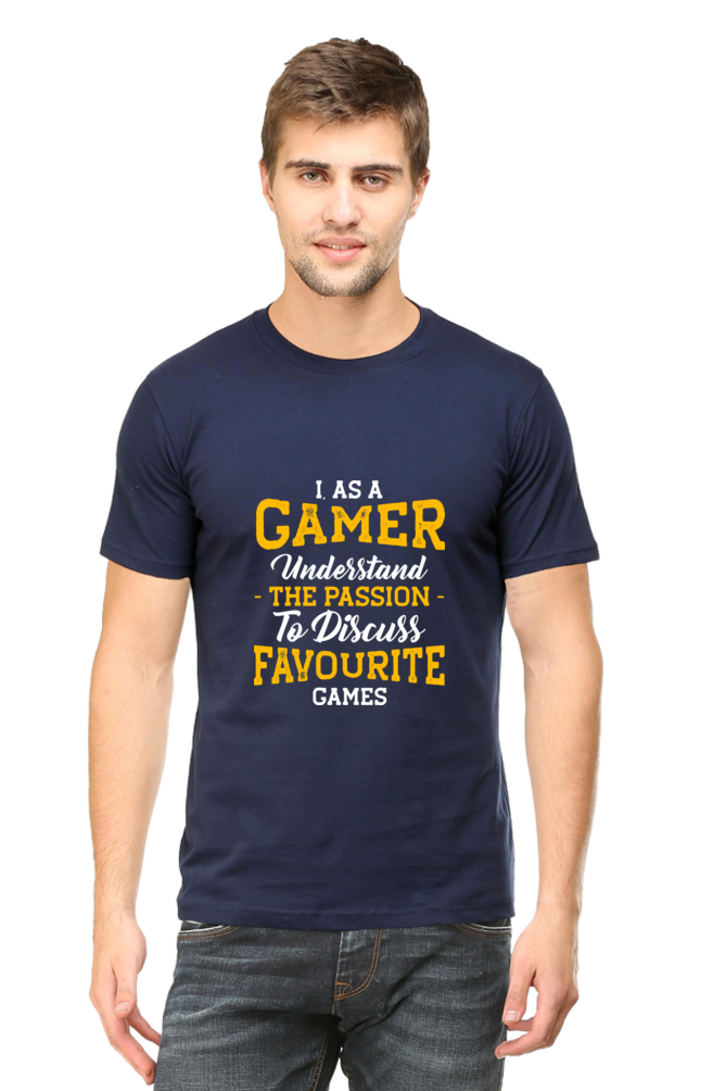 Gamer Unisex Cotton Round Neck T-shirt - The Passion