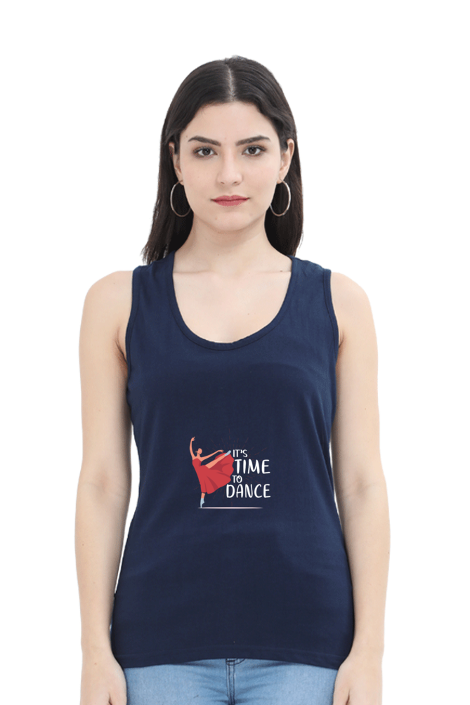 Women Dance Tank Top -  time to dance