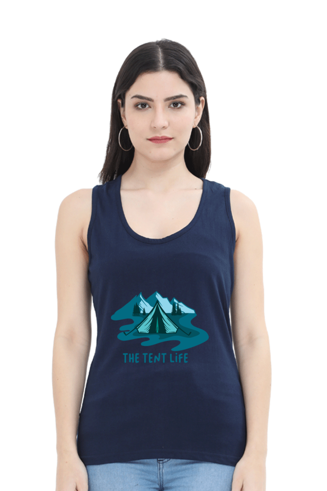 Women Adventure Tank Top -  tent