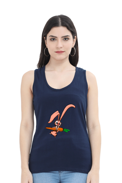 Women Animal's & Monster's Tank Top -  rabbit