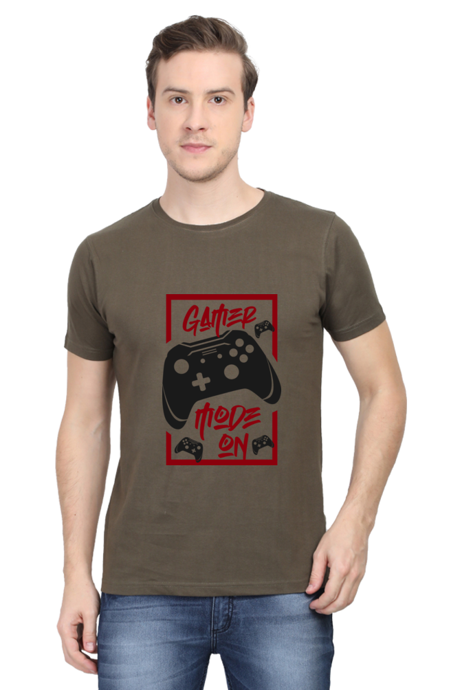 Gamer Unisex Cotton Round Neck T-shirt - Mode