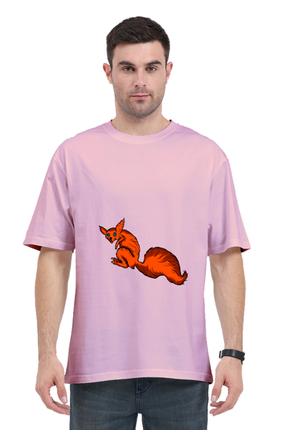 Men Animal's & Monster's  Oversized Classic T Shirt  -  fox