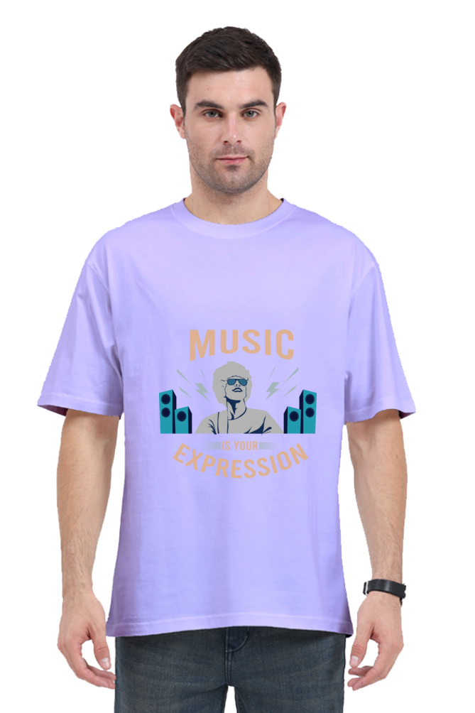 Men Oversized Classic T Shirt  - Expression