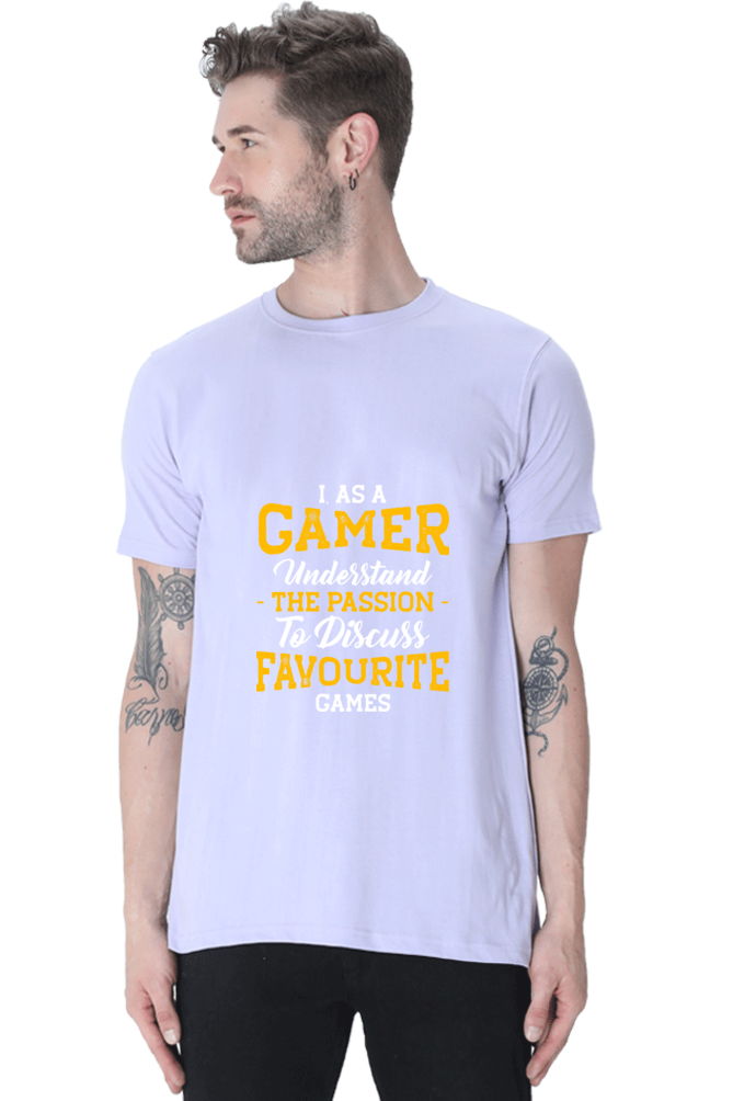 Gamer Unisex Cotton Round Neck T-shirt - The Passion