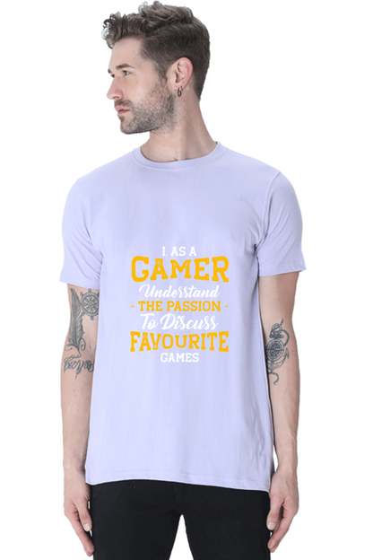 Gamer Unisex Cotton Round Neck T-shirt - The Passion