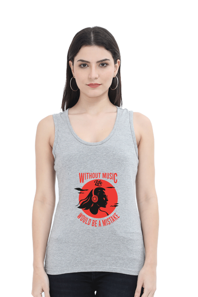 Women Music Tank Top  - Mistake