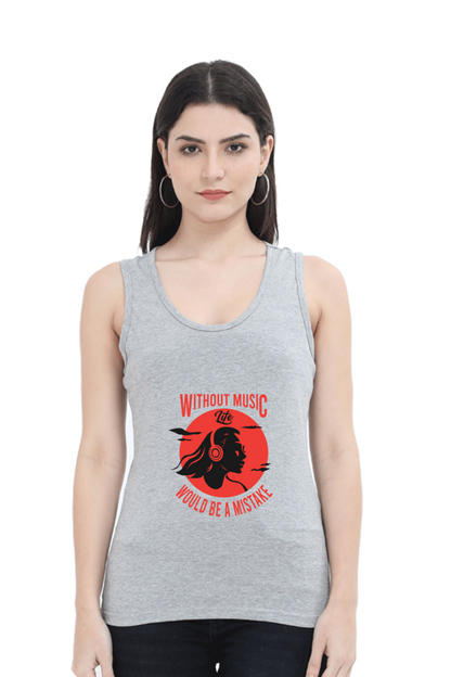 Women Music Tank Top  - Mistake