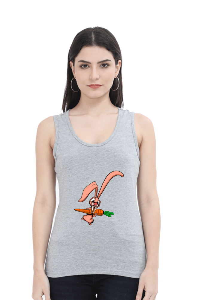 Women Animal's & Monster's Tank Top -  rabbit