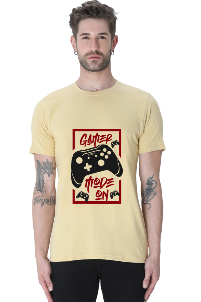 Gamer Unisex Cotton Round Neck T-shirt - Mode