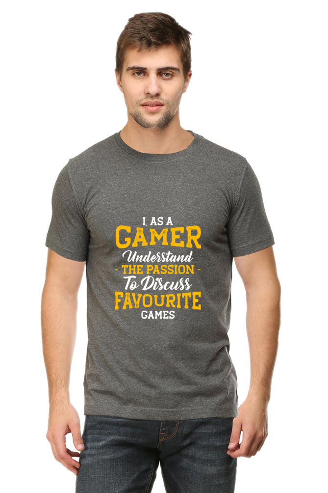 Gamer Unisex Cotton Round Neck T-shirt - The Passion