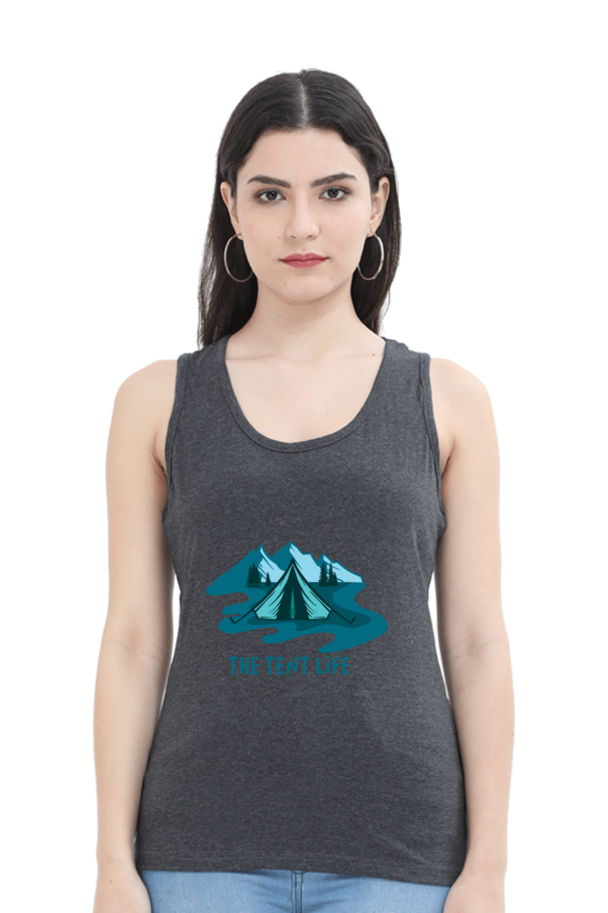 Women Adventure Tank Top -  tent