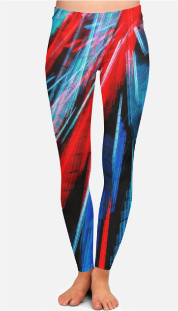 All Over Print High-Waist - Red Laser Leggings