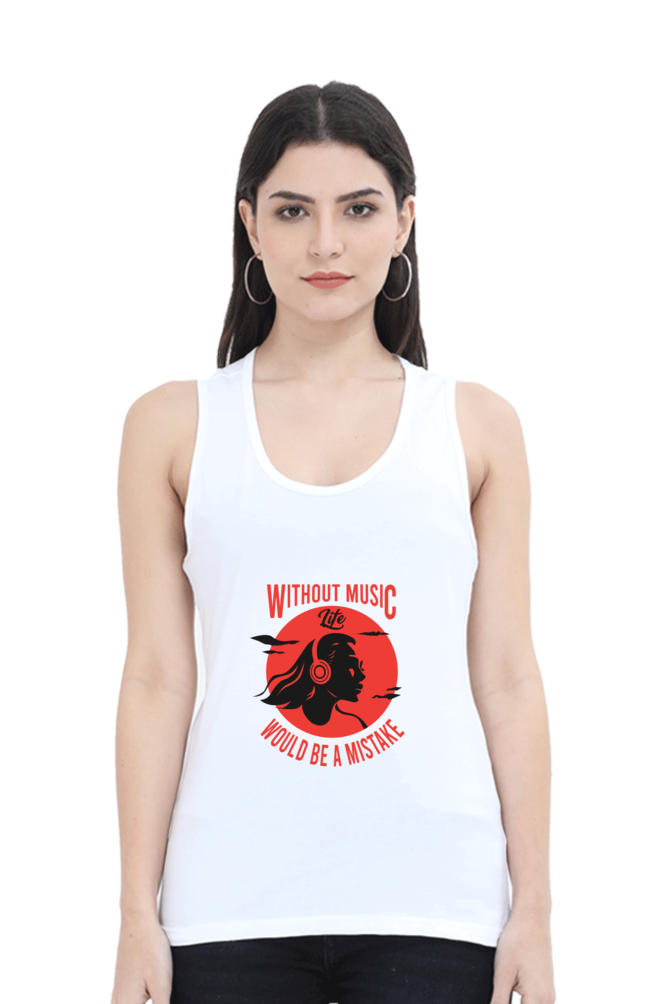 Women Music Tank Top  - Mistake