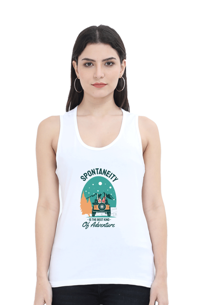 Women Adventure Tank Top -  spontaneity