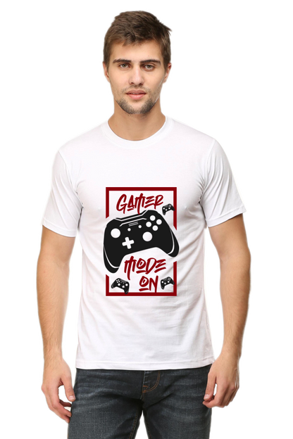 Gamer Unisex Cotton Round Neck T-shirt - Mode