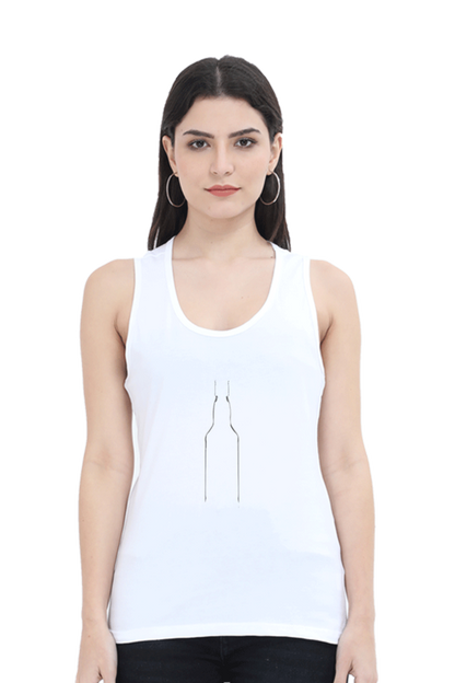 Women Minimalistic Tank Top -  Bottle