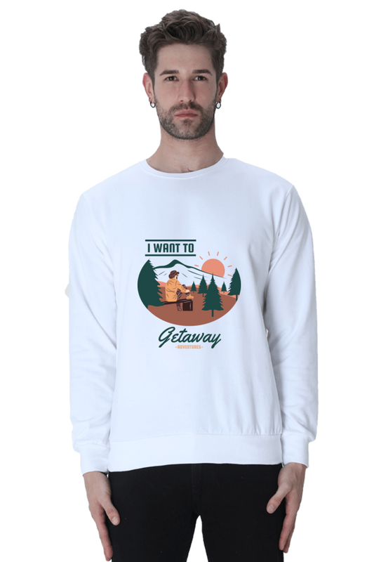 Men Adventure Sweatshirt - get away