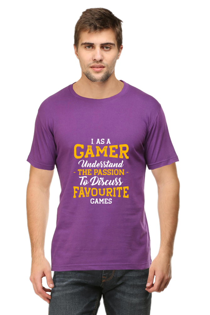 Gamer Unisex Cotton Round Neck T-shirt - The Passion