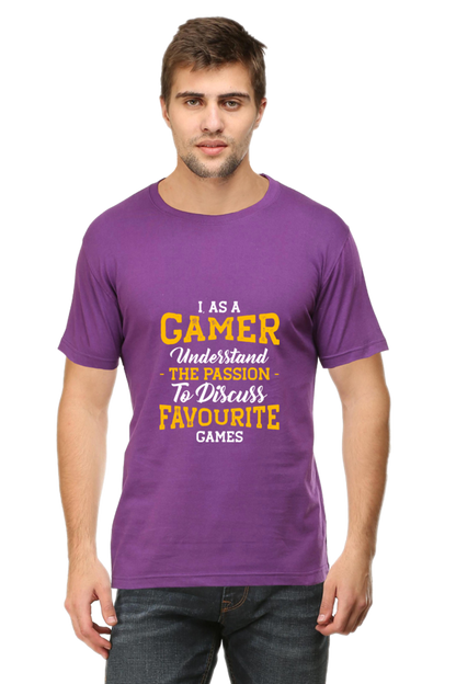 Gamer Unisex Cotton Round Neck T-shirt - The Passion