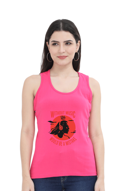 Women Music Tank Top  - Mistake