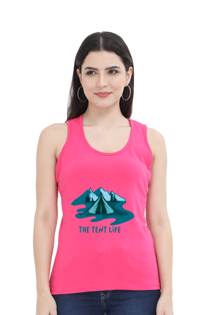 Women Adventure Tank Top -  tent