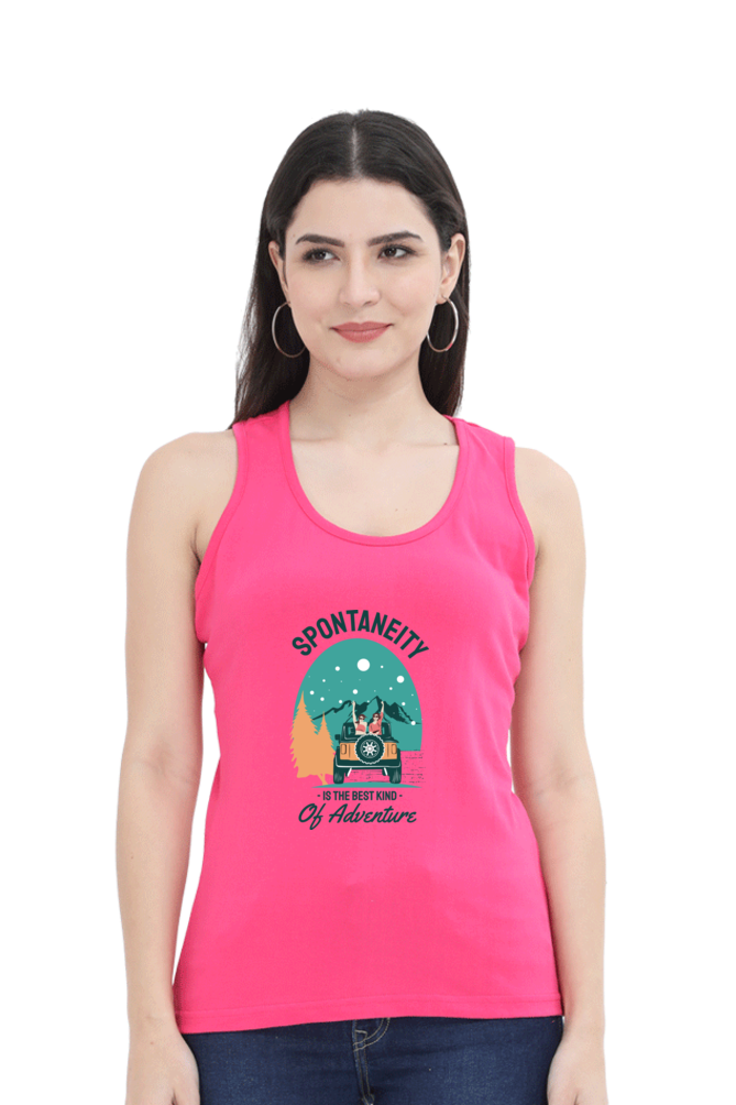 Women Adventure Tank Top -  spontaneity